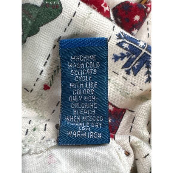 Vintage 90s Christmas Holiday Cutesy Grannycore Turtleneck Small All Over Print - Picture 5 of 5